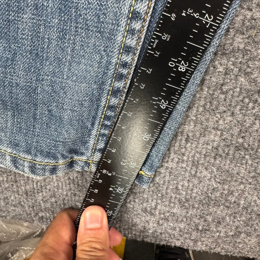 Levi's Jeans Mens Size 30x32 Blue 514 Slim Straight Cotton Light Wash Denim